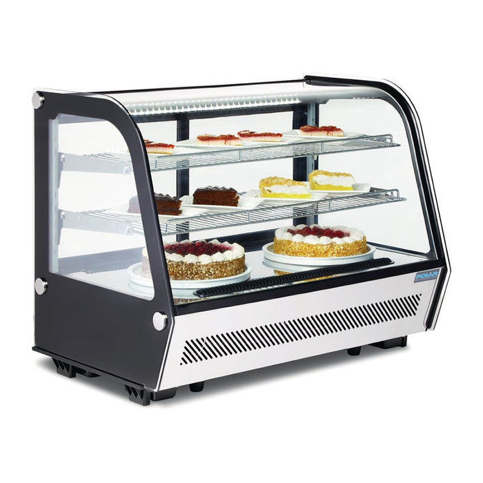 Polar G-Series Countertop Food Display Fridge 160L Black - CD230-A