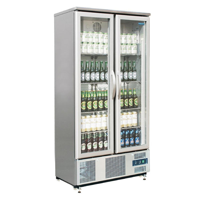 Polar G-Series 2 Hinged Door Upright Back Bar Cooler 490L - CK477-A