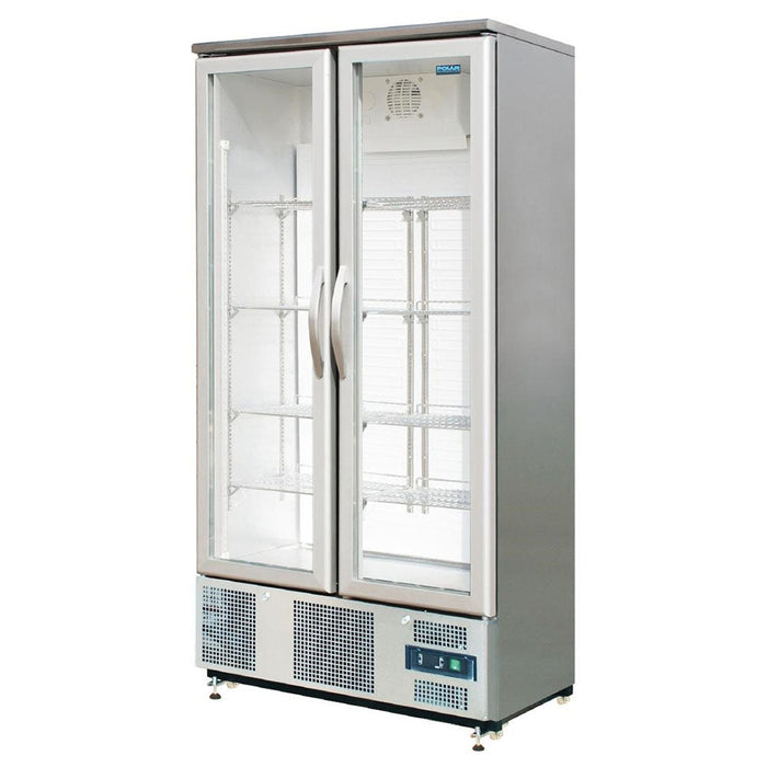 Polar G-Series 2 Hinged Door Upright Back Bar Cooler 490L - CK477-A