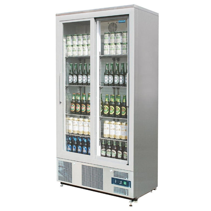 Polar G-Series Sliding Door Upright Bar Fridge 490L - CK478-A