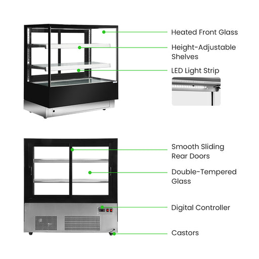 Bonvue Elite Cold Displays with 2 shelves - CL1200-2S