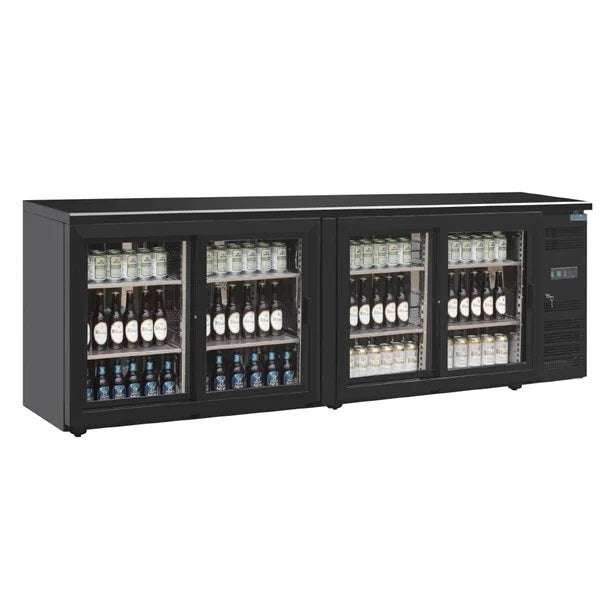 Polar U-Series Back Bar Display Cooler Four Door - CS103-A