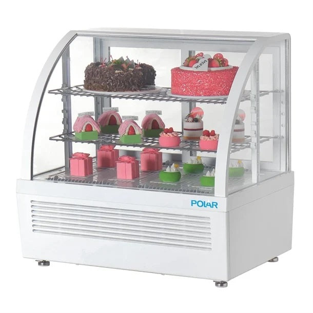 Polar C-Series Countertop Display Fridge White 100L - CU637-A