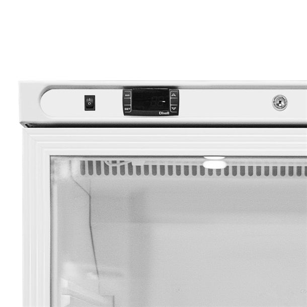 Polar C-Series 1 Door Upright Display Fridge 400L White - CZ786-A