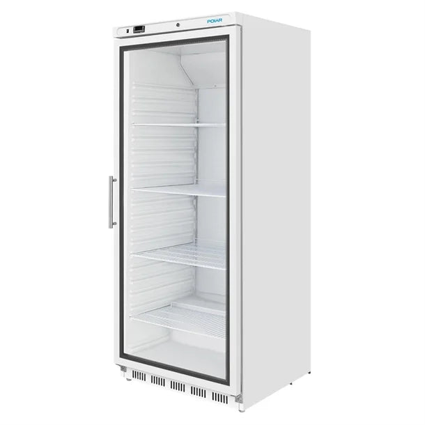 Polar C-Series 1 Door Upright Display Fridge 600L White - CZ787-A