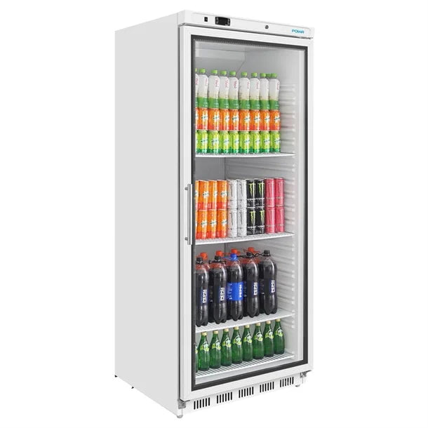 Polar C-Series 1 Door Upright Display Fridge 600L White - CZ787-A