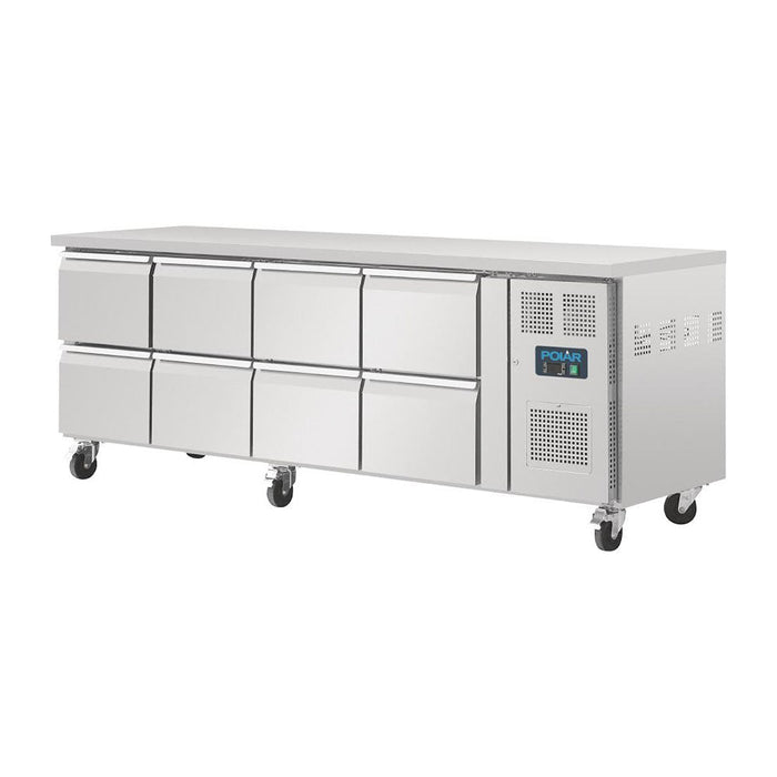 Polar U-Series Eight Drawer Gastronorm Counter Fridge - DA549-A