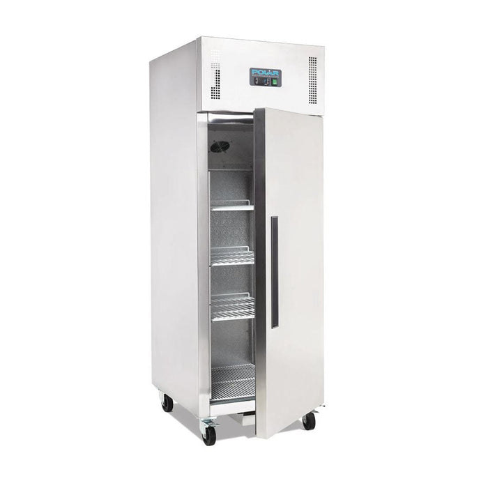 Polar G-Series Upright Fridge 600L Stainless Steel - DL893-A