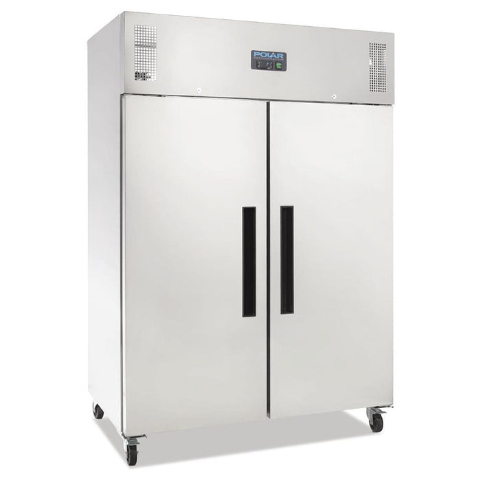 Polar G-Series 2 Door Upright Fridge Stainless Steel 1200L - DL895-A