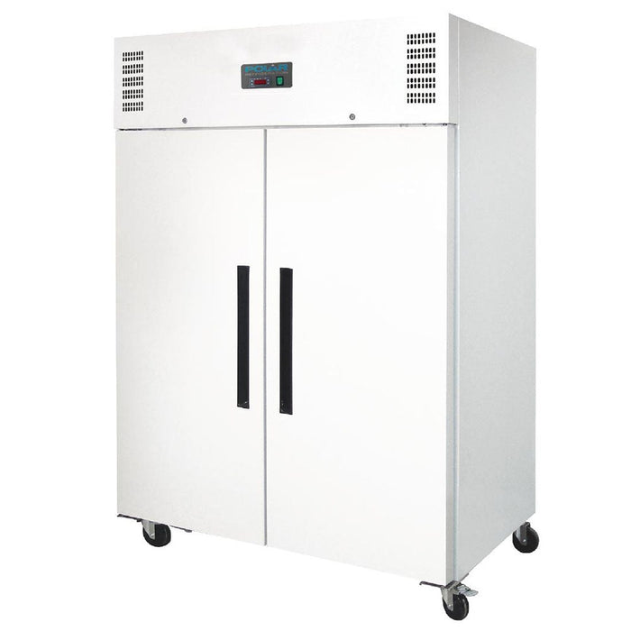 Polar G-Series 2 Solid Door Upright Freezer 1200L White - DL897-A