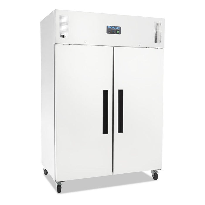 Polar G-Series 2 Solid Door Upright Fridge 1200L White - DL898-A