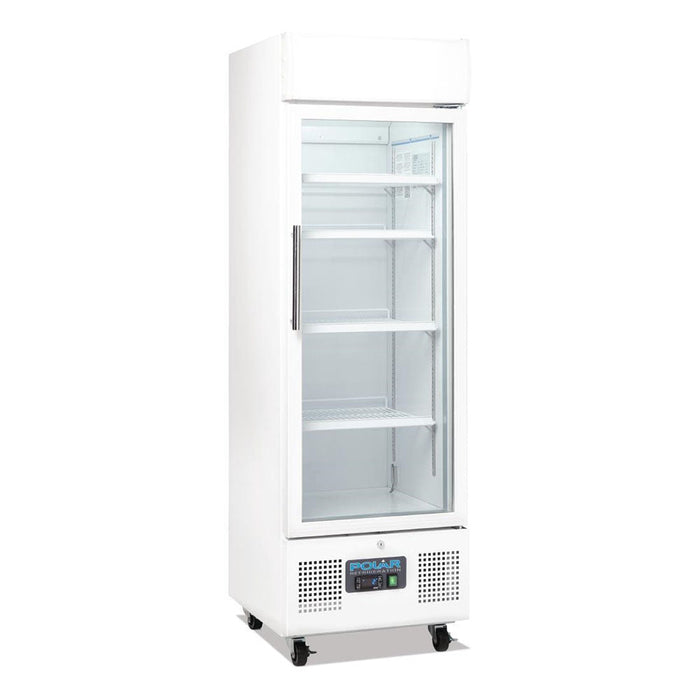 Polar G-Series Upright Display Fridge 218L White - DM075-A