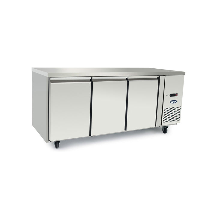 Atosa Underbench Three Door Cooling Fridge Table 1795 MM - EPF3432