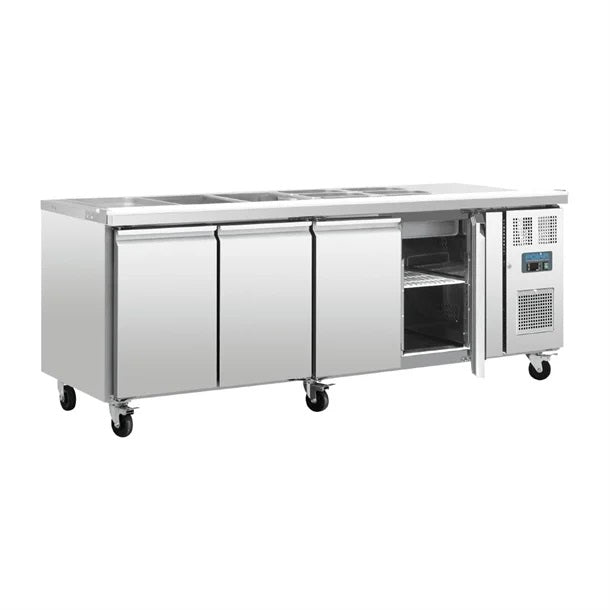 Polar 4 Door Saladette Counter Fridge - FT285-A