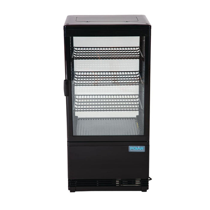 Polar C-Series Display Fridge 68L Black - G211-A