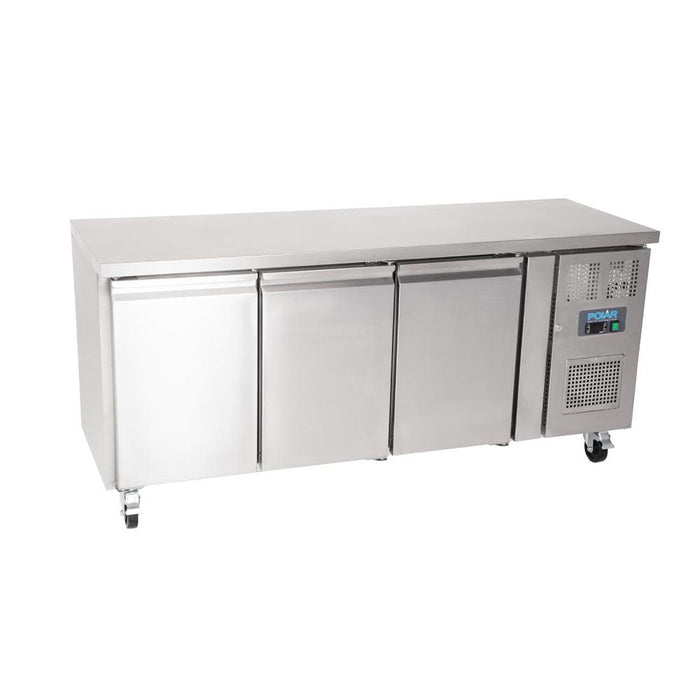 Polar U-Series 3 Door Counter Fridge 339L - G378-A