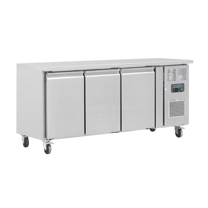 Polar U-Series 3 Door Counter Fridge 339L - G378-A