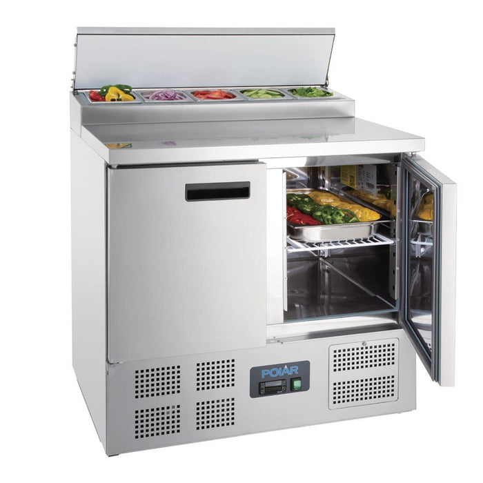 Polar G-Series Pizza Prep Counter Fridge 254L - G604-A