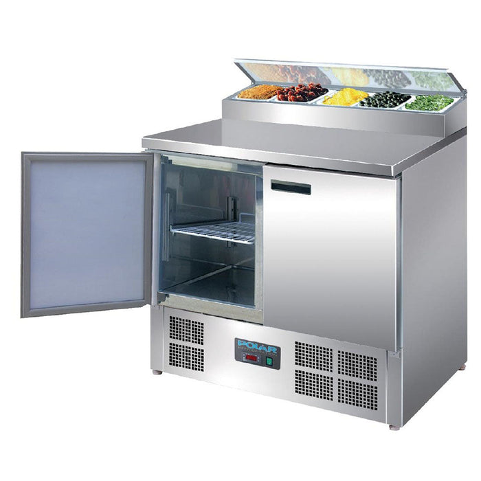 Polar G-Series Pizza Prep Counter Fridge 254L - G604-A