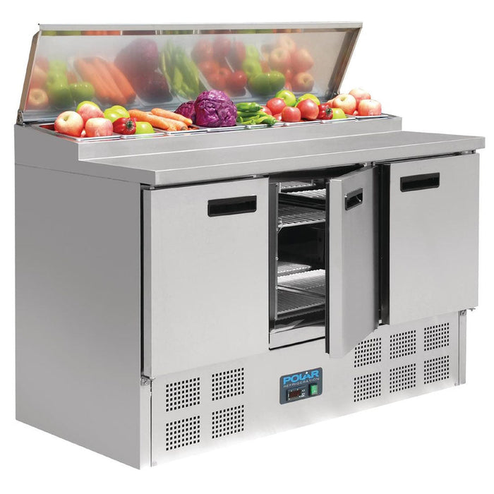 Polar G-Series Pizza Prep Counter Fridge 390L - G605-A