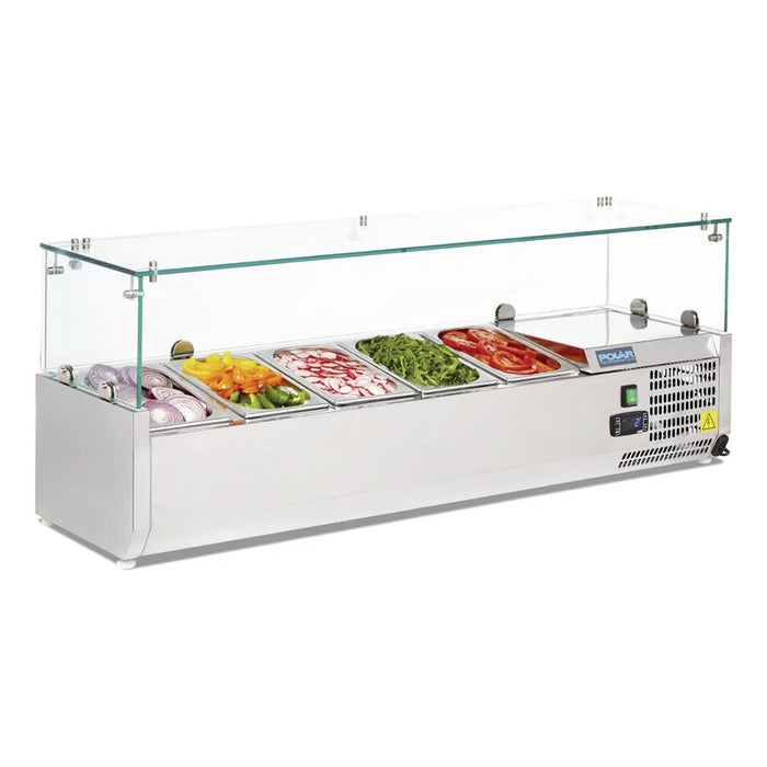 Polar G-Series Countertop Prep Fridge 5x 1/4GN - G608-A