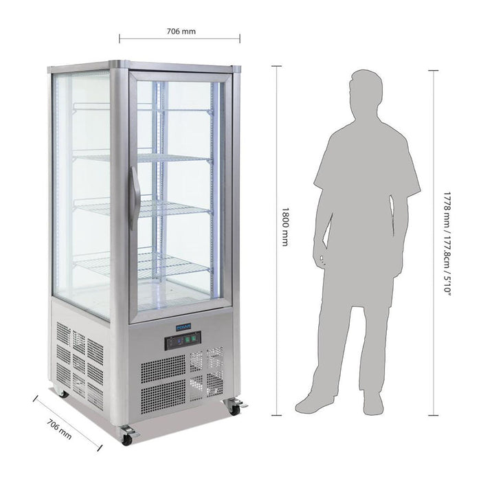 Polar G-Series Patisserie Display Fridge 400L - GD881-A