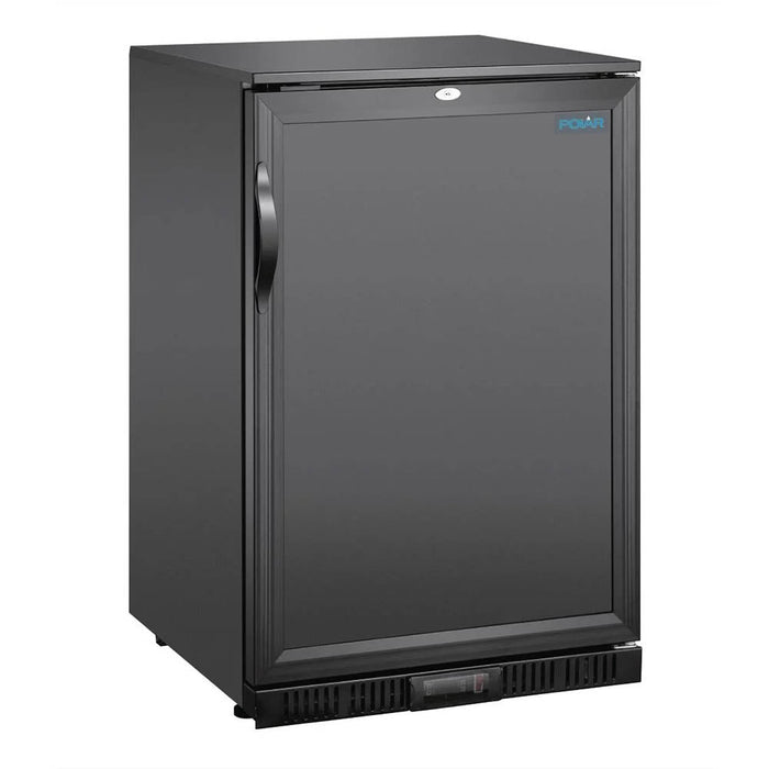 Polar G-series 850mm Single Door Back Bar Cooler Solid Door 128L - GE997-A