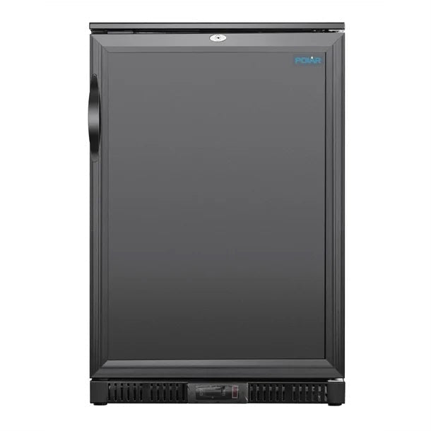 Polar G-series 850mm Single Door Back Bar Cooler Solid Door 128L - GE997-A