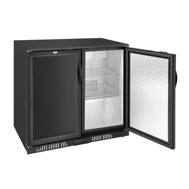 Polar G-series 850mm Double Door Back Bar Cooler Solid Door 198L - GE998-A