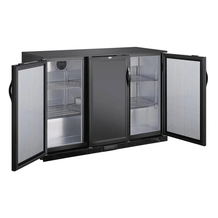 Polar G-series 850mm Triple Door Back Bar Cooler Solid Door 320L - GE999-A