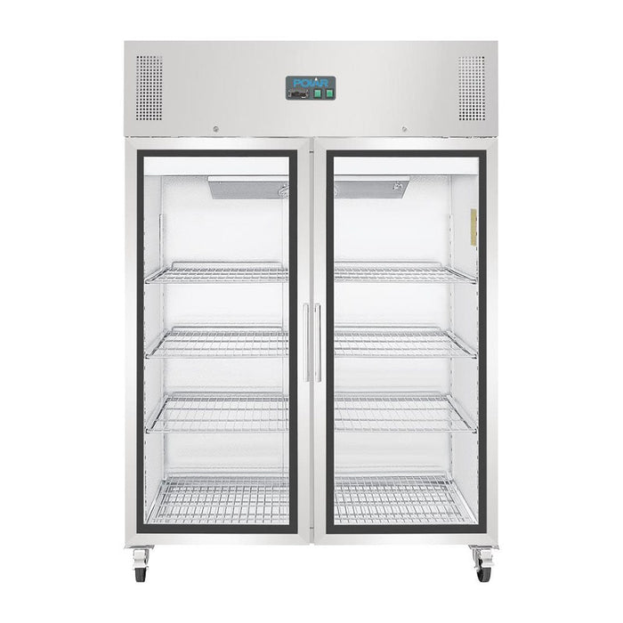 Polar G-Series Gastro Display Glass Door Fridge 1200L - GH219-A