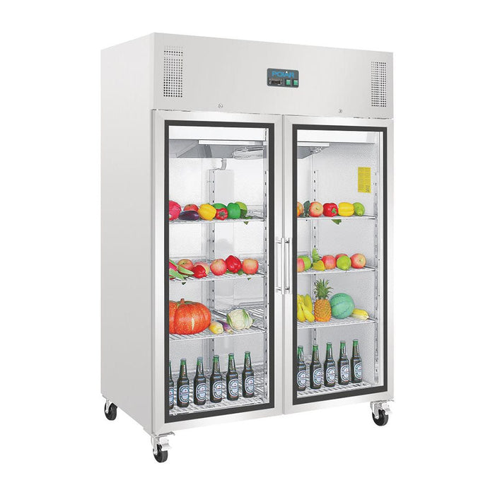 Polar G-Series Gastro Display Glass Door Fridge 1200L - GH219-A