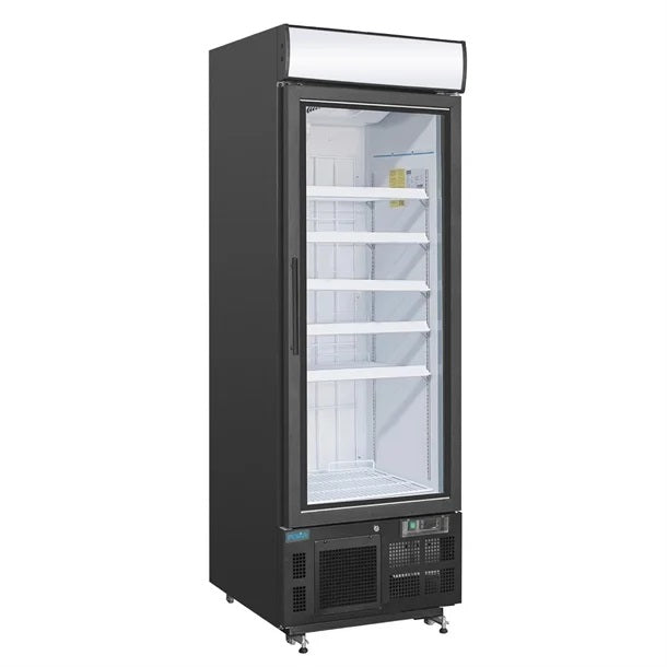 Polar G-Series Upright Display Freezer 412L Black - GH428-A