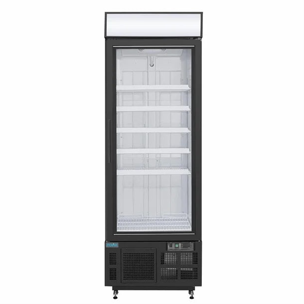 Polar G-Series Upright Display Freezer 412L Black - GH428-A