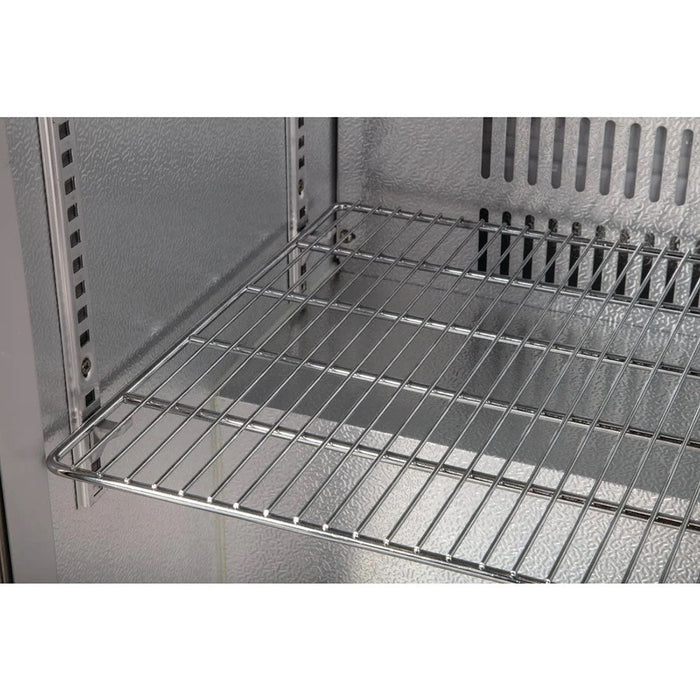 Polar G-Series Back Bar Cooler with 1 Hinged Door 138L Stainless Steel - GL007-A