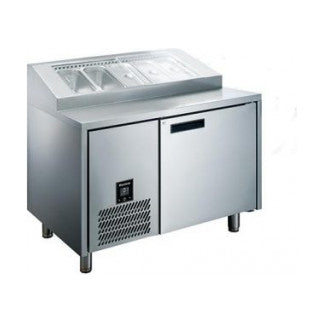 Glacian Pizza Prep Fridge with 1 Stainless Steel Door 216L - HPB1152