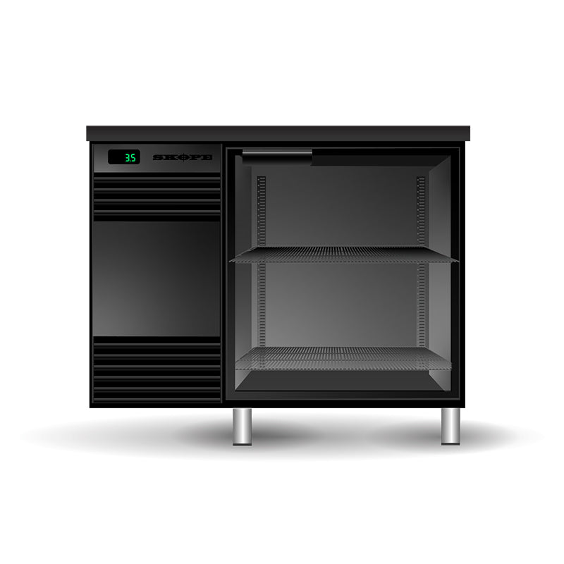 SKOPE Glass Chiller 1 Door - GC.1.GSW — Commercial Fridges Online