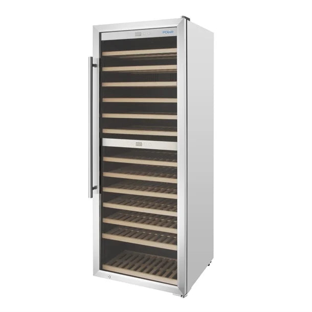 Polar G-Series Dual Zone Wine Fridge Stainless Steel - 126 Bottle - GM628-A