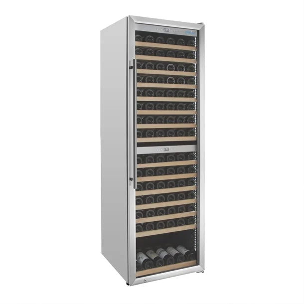 Polar G-Series Dual Zone Wine Fridge Stainless Steel - 180 Bottle - GM629-A