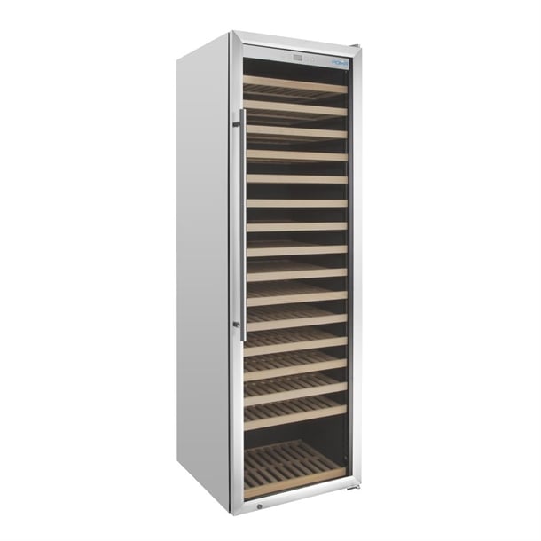 Polar G-Series Single Zone Wine Fridge Stainless Steel 192 bottles - GM889-A