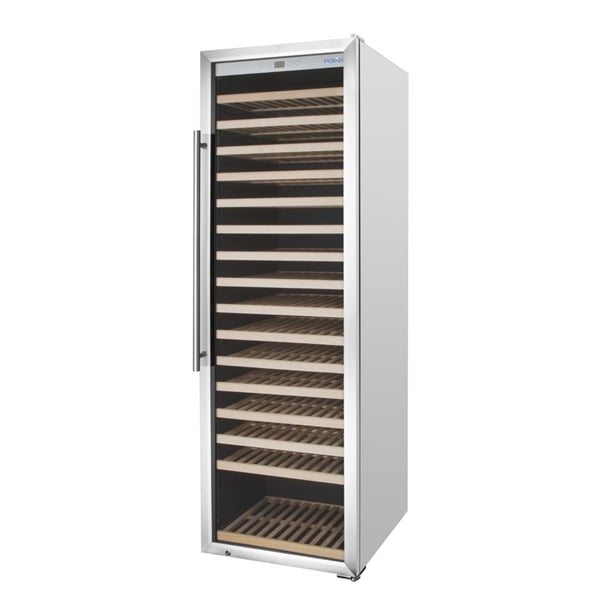 Polar G-Series Single Zone Wine Fridge Stainless Steel 192 bottles - GM889-A