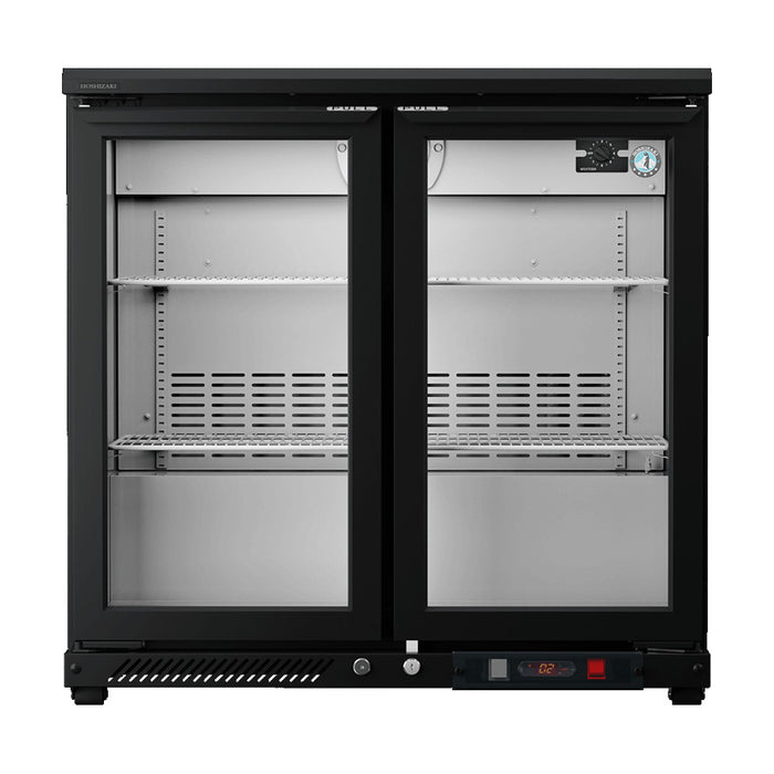 Hoshizaki 2 Door Glass Back Bar Fridge 137L - RBWE95-AU