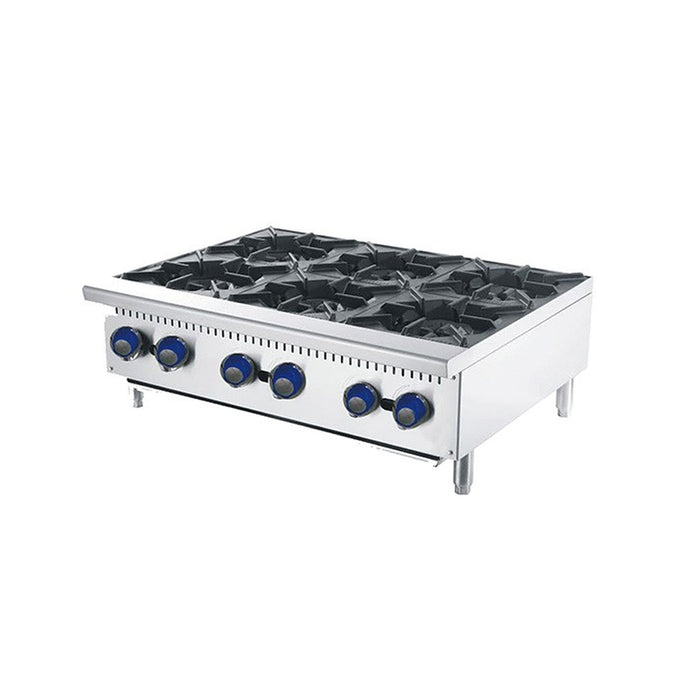 Cookrite 6 Burner Cook Tops W910 X D700 X H333 Cookrite - ATHP-36-6-NG