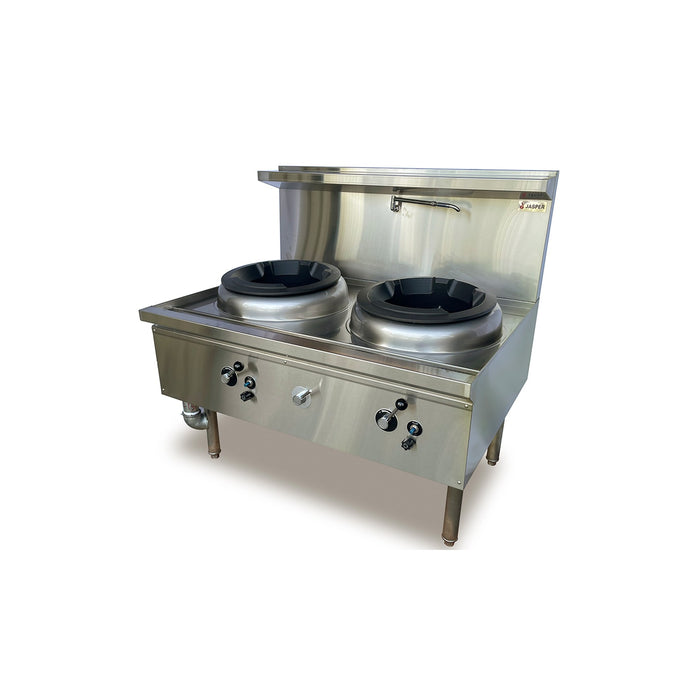 Jasper Double Wok Range(duckbill Burner) NG - JA-2DB-N