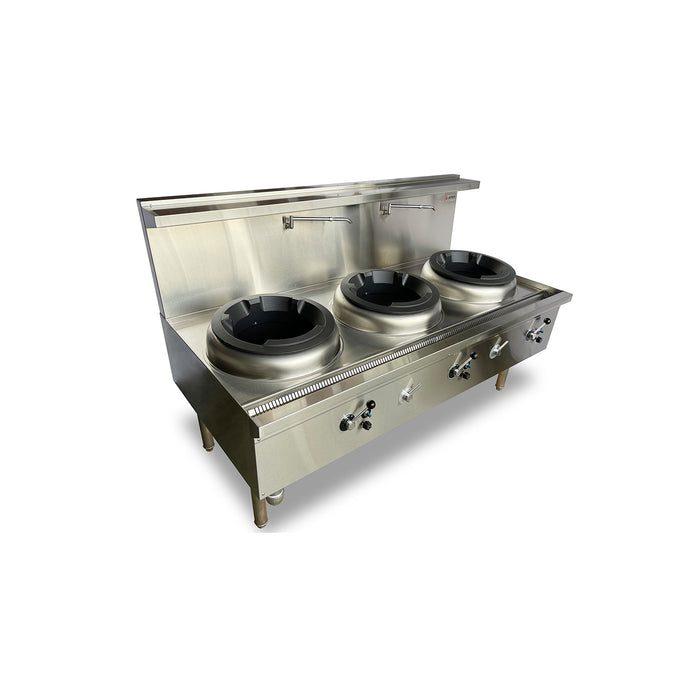 Jasper Triple Wok Range(duckbill Burner) NG - JA-3DB-N