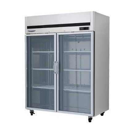 Lassele Deluxe Top Mount 2 Glass Door Upright Freezer 1270L - LFT-1471G