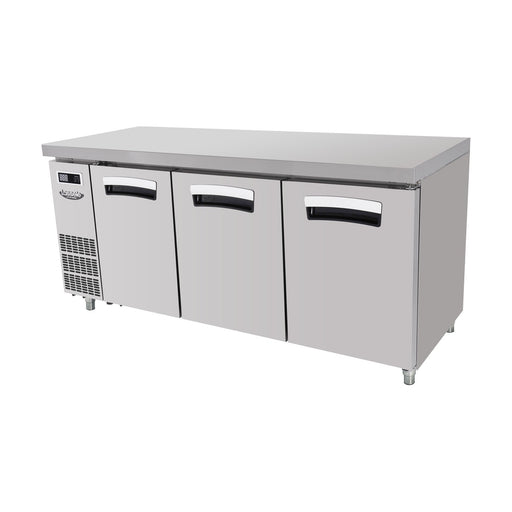 Lassele S Series Inverter 3 Door Under Bench Fridge 1800mm - LNRT-3B-1800-IV