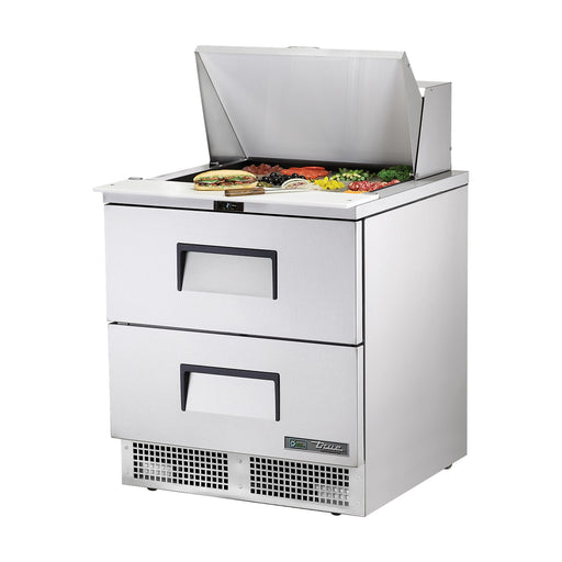 True Refrigeration Prep Table - 12x 1/6 Top Pans - 2 Drawers - TFP-32-12M-D-2-HC