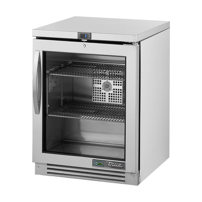 True Refrigeration Undercounter Foodservice Refrigerator - 1 Glass Swing Door - TUC-24G-HC-FGD01