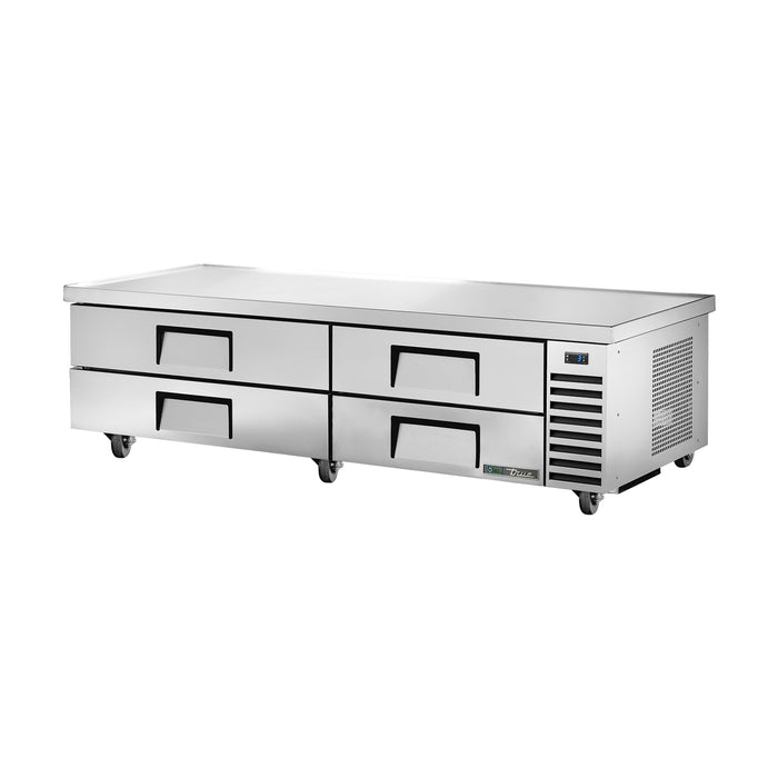 True Refrigeration Under-Equipment Refrigerator - 4 Drawers - Extended top - TRCB-82-84-HC